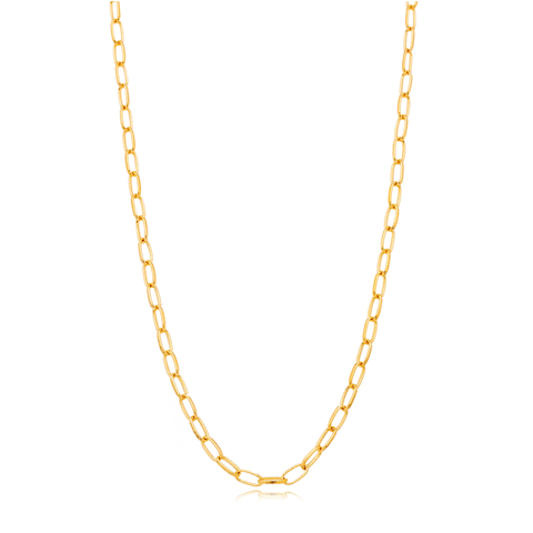 Colar Elo Cartier M Folheado a Ouro 18k