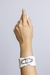 Imagem do Bracelete Esmaltado Off White Largo