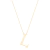Colar Letra Grande Folheado a Ouro 18k - comprar online