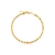 Pulseira de Cordão Baiano Grosso Folheado a Ouro 18k