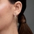 Brinco Fio Oval com Zircônia Folheado a Ouro 18k - comprar online