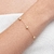 Pulseira Bola 5mm Fosca Folheado a Ouro 18k - comprar online