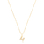 Colar Letra Pequena Com Micro Zircônias Folheado a Ouro 18k - JOIAS AGAU