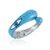 Bracelete Esmaltado Azul De Olho Grego