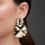 Brinco Redondo Com Textura Folheado a Ouro 18k - comprar online