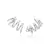 Brinco Ear Cuff De Ondas na internet