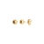 Brinco Bola 7mm Fosca Folheado a Ouro 18k