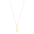 Colar Letra Grande Folheado a Ouro 18k - comprar online
