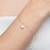 Pulseira Elo com Três Zirconias Prata 925 - comprar online