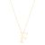 Colar Letra Grande Folheado a Ouro 18k - JOIAS AGAU