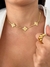 CH9540 - CHOKER LAMINADO INSPIRAÇÃO VG LISTRADO - FOLHEADO A OURO