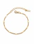 Pulseira Mini Corações Folheado a Ouro 18K