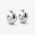 BR92621 - BRINCO MEIA LUA - FOLHEADO A PRATA 925 - comprar online