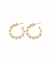 Brinco Argola Zircônia Cristal Folheado a Ouro 18K - comprar online