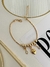 PU91350 - PULSEIRA CORAÇÃO LISO - FOLHEADO A OURO - comprar online