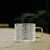 SET X6 TAZA GREY CON MANIJA DORADA 150ML - ARUBA DECO
