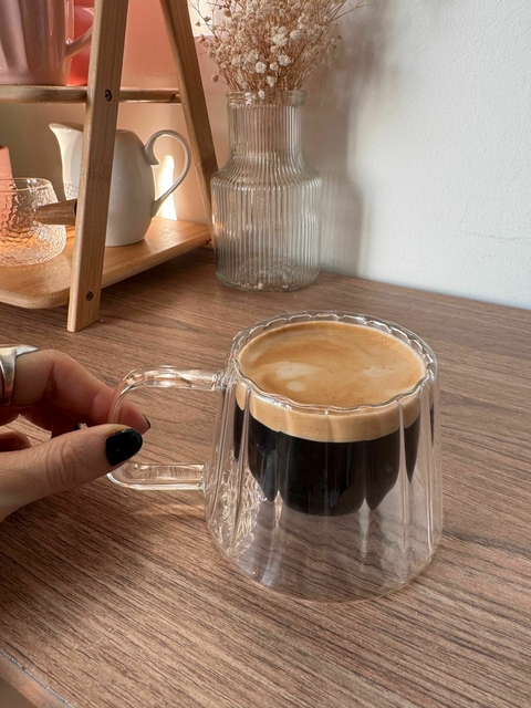 TAZA DE VIDRIO PARISINA 220ml - comprar online