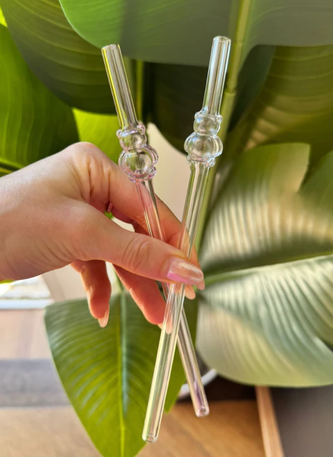 SET X2 SORBETES DE VIDRIO OSITOS - comprar online