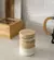 VASO LULÚ DE VIDRIO CON TAPA DE BAMBU Y SORBETE 300ML - comprar online