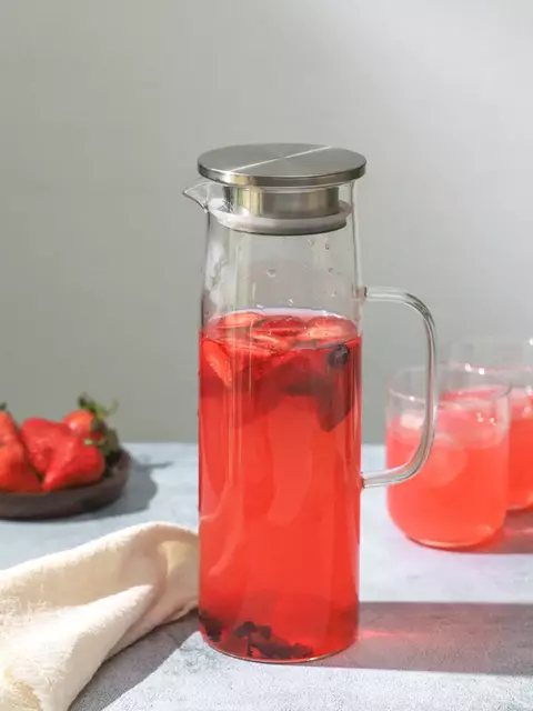 Jarra recta con tapa de acero 1500ml - comprar online