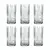 SET X6 VASOS DE VIDRIO LARGO - 400ML - comprar online