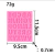 MOLDE ABC CON BORDE DE COSTURA - comprar online
