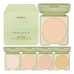 Pó Compacto Soft Finish Silk Skin - Ruby Rose - comprar online