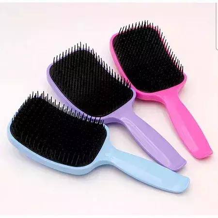 Escova Raquete de Cabelo Curvada