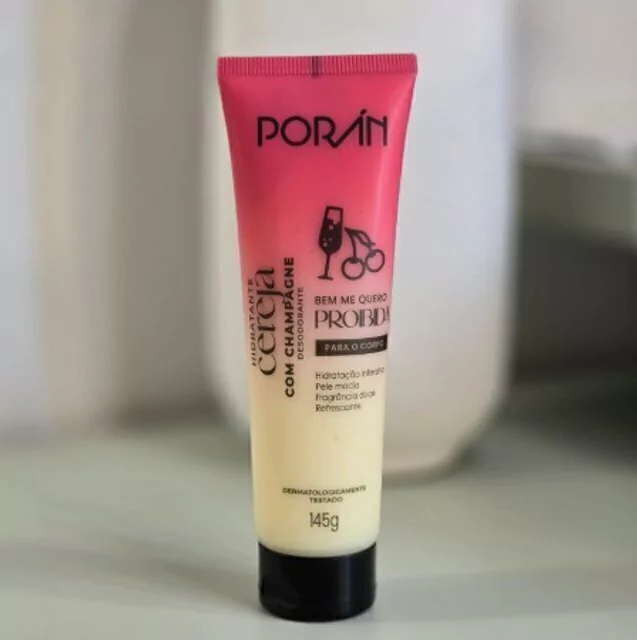 Hidratante Corporal Cereja Com Champagne 145g Porán