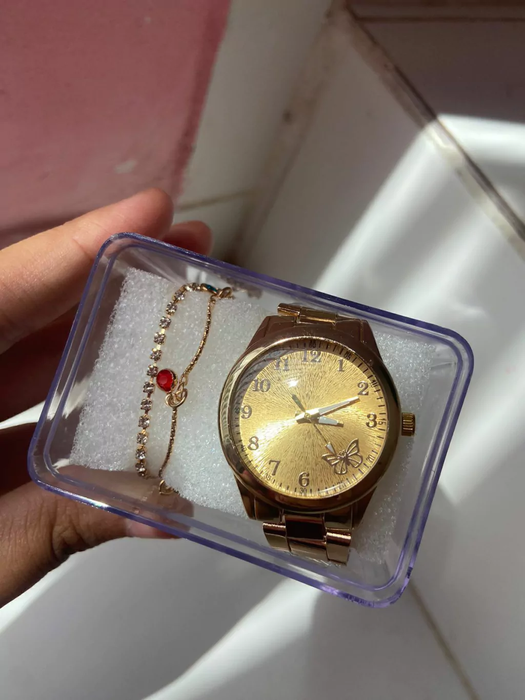 Relógio Feminino + Pulseira