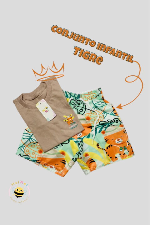 Conjunto Infantil Tigre