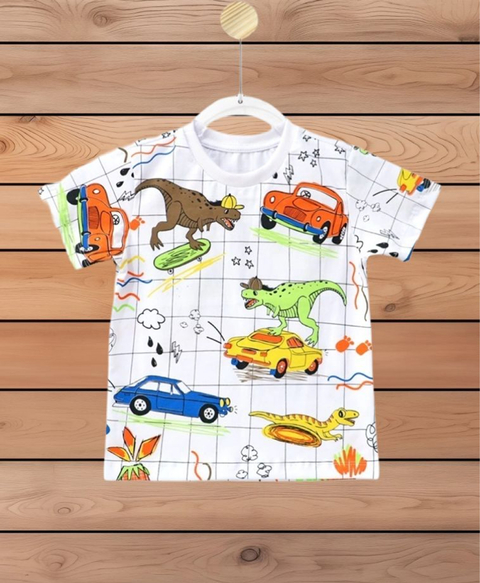 Camisa Tshirt Jurassic Color (Premium)