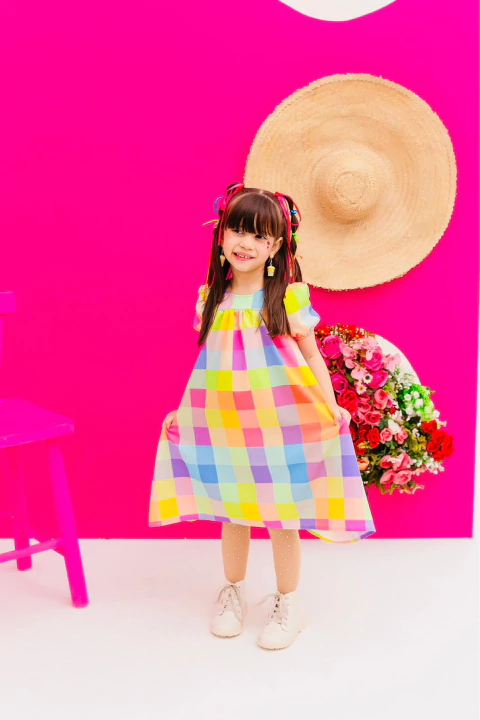 Vestido Ianna - Colorido