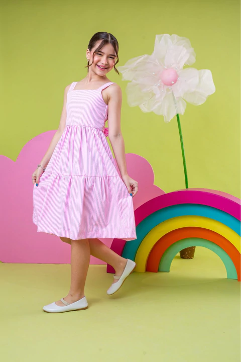 Vestido Encanto Rosa