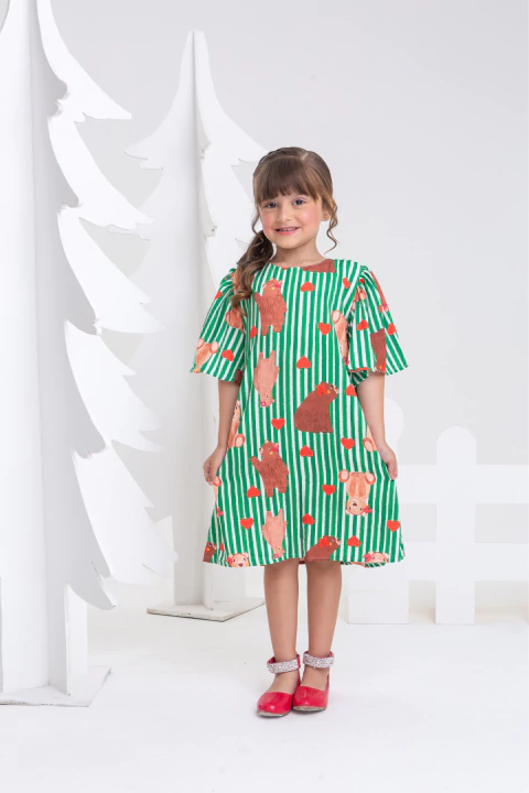 Vestido Sininho Ursos