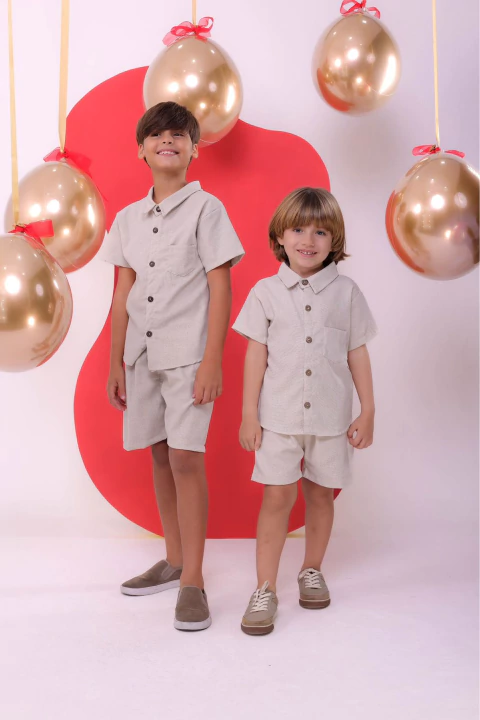 Conjunto Linho - Bege