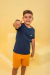 Conjunto Tricô Masculino - Azul - Mel Mel Moda Infantil