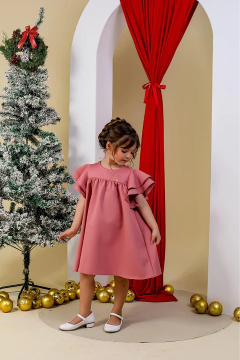 Vestido Tetê - Rosa