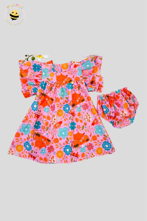 Vestido Baby Raposa Encantada