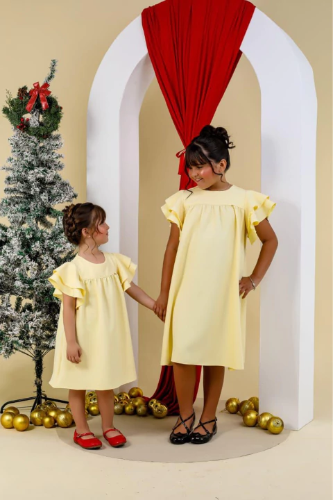 Vestido Tetê - Amarelo