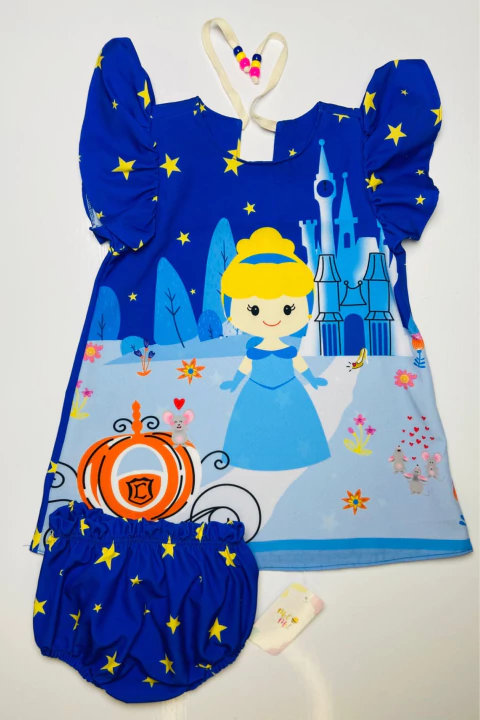 Vestido Baby Cristal Cinderela