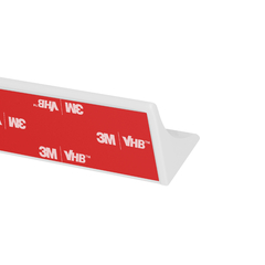 Barreira de Silicone Flexível Para Retenção de Água - 1,2cm altura - Branco - loja online