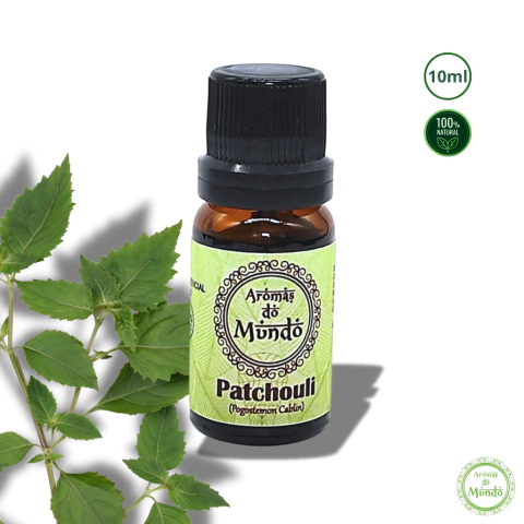 Óleo Essencial Aromas do Mundo Patchouli 10ml