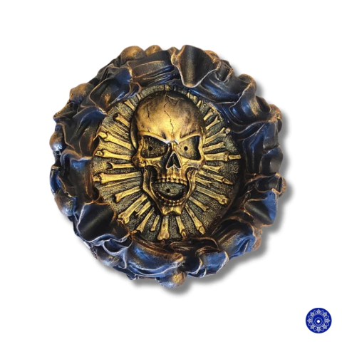 Incensário de Resina Caveira 3 Furos