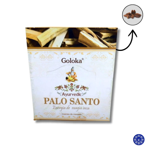 Incenso Goloka Cone Cascata Backflow Palo Santo
