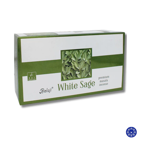 Incenso Massala Balaji Sálvia Branca