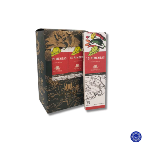 Incenso Natural Nirvana 13 Pimentas