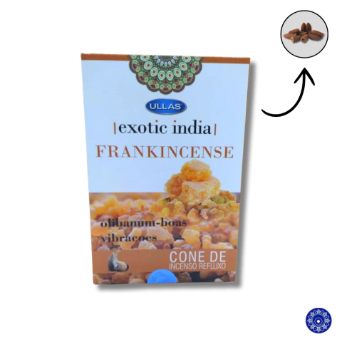 Incenso Ullas Cone Cascata Backflow Frankincense