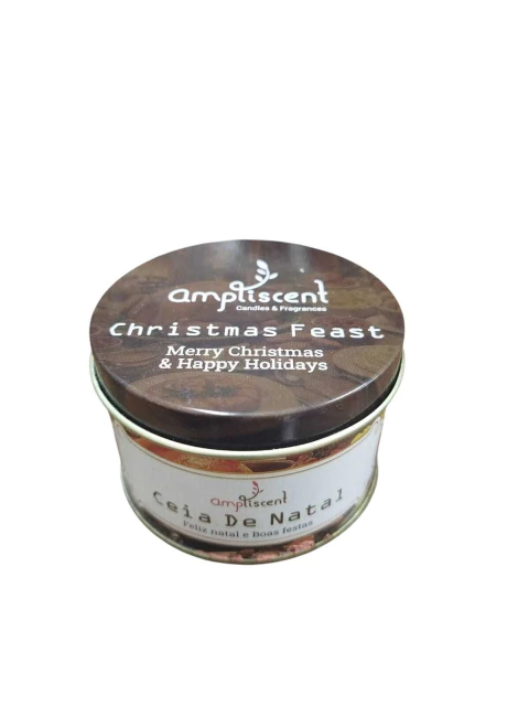 Vela Importada em Lata Ceia de Natal - comprar online