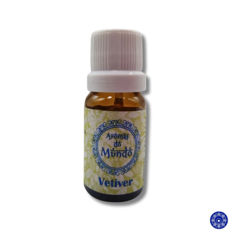 Essência Aromática Aromas do Mundo Vetiver 10ml